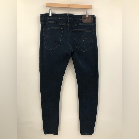 G Star Raw 36x34 3301 Deconstructed Slim Straight Jeans 0310 - Picture 4 of 11